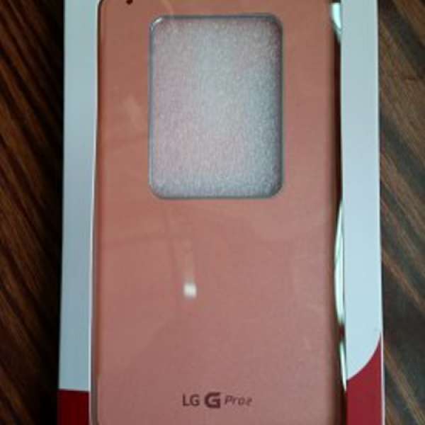 未用過行貨 LG G PRO2  粉橙色 Quick Window Case