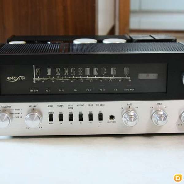 Mcintosh MAC 1700 Tube Hybrid Receiver FM Int-amp