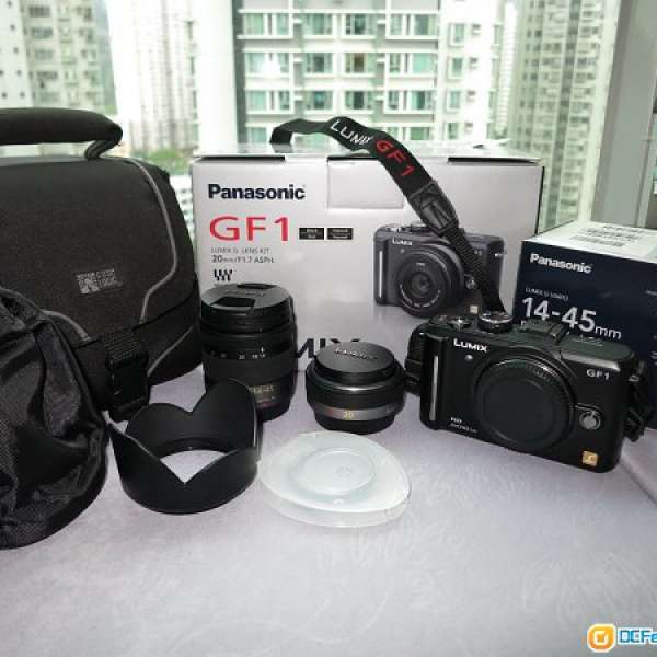Panasonic GF1 (Two Lens 20mm 1.7f, 14-45mm)