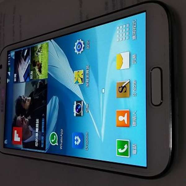 85% Samsung Note 2 3G 白色