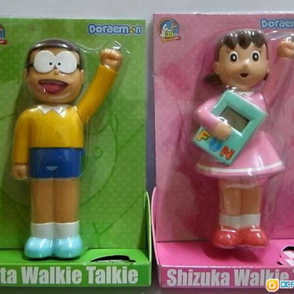 叮噹 Walkie Talkie 大雄 + 靜宜對講機 Doraemon 多拉A夢