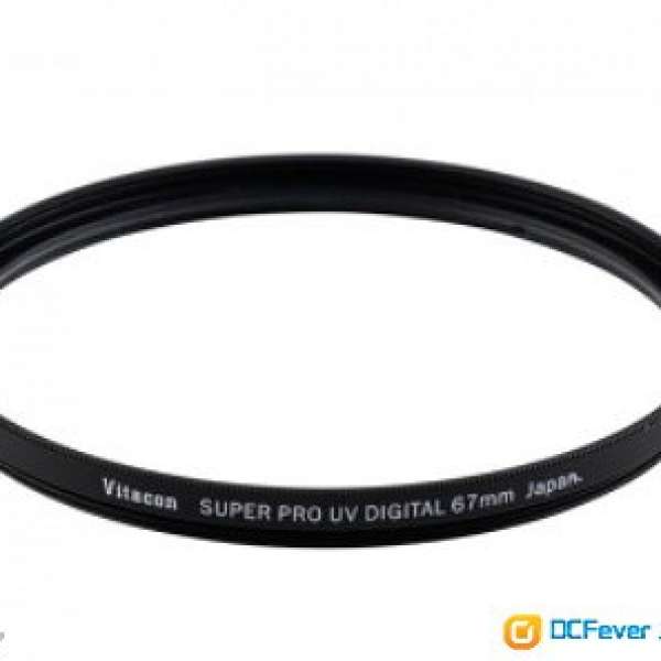 90% new 67mm Vitacon slim frame UV filter (JAPAN)