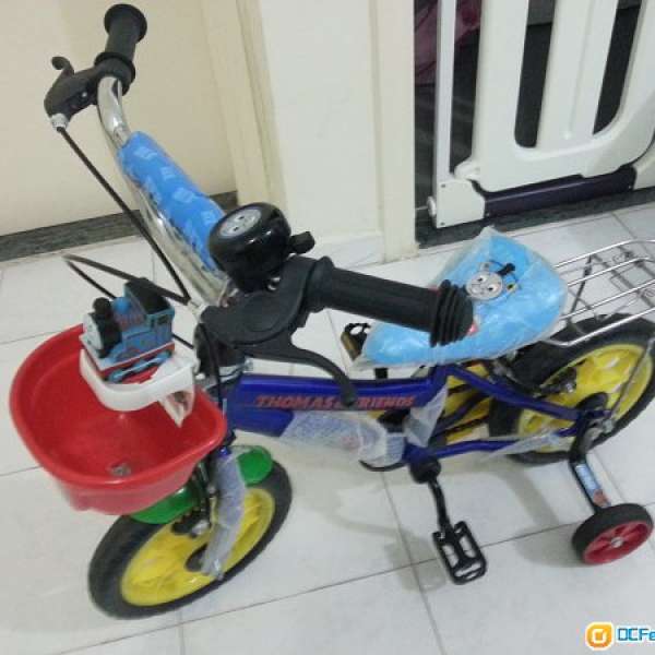 90%NEW 12寸 THOMAS 兒童 單車 帶輔助輪 原裝正品 半價賣
