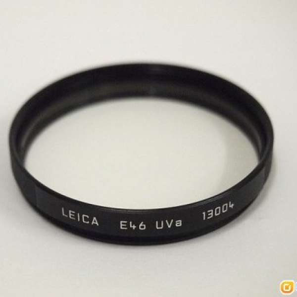 Leica E46 UVa Glass Filter with Black Mount (13004) 95% new, no box