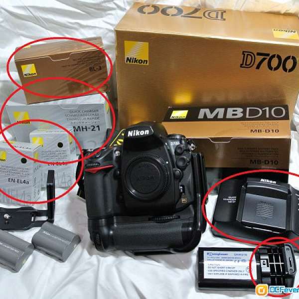 Nikon MH-21、BL-3、EN-EL4a (D300，D300s，D700實現真正極速每秒八張連拍！)