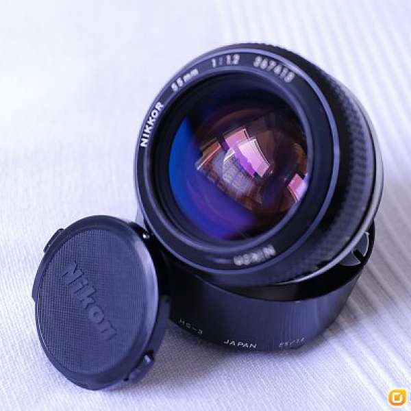 Nikon 55mm/F1.2 - rare K type w/A.I. mount