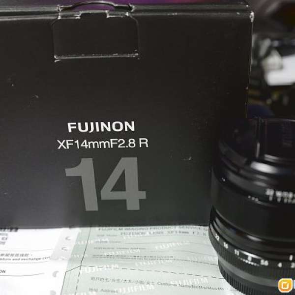 FUJIFILM / FUJINON XF 14mm F2.8 R