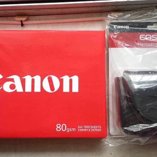 EOS canon 相機專用軟套L 連 Canon A4白紙(全新未用過)