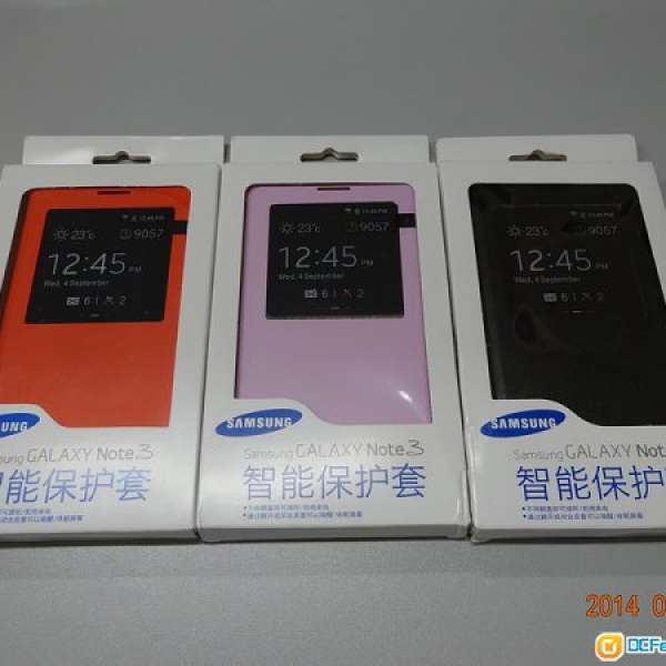 全新Samsung Note 3 S-View Cover 智能開窗皮套(非原廠)