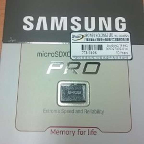 100% new Samsung Micro SD HC UHS-1 PRO Class10 64GB