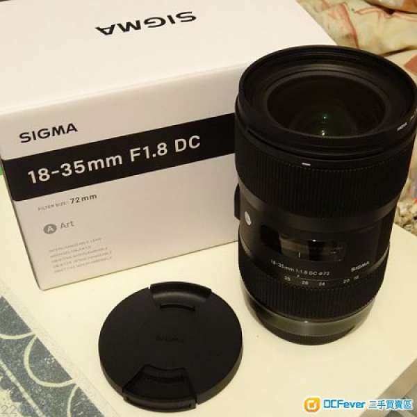 98% Sigma 18-35mm f1.8 Art Lens -  SA mount for SD1M SD14 SD15