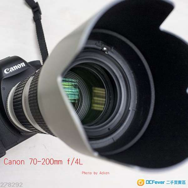 小小白 Canon 70-200 mm f/4 L non is 極靚 包裝齊 2個 hood