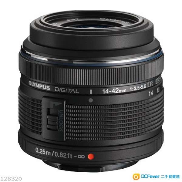 95% new 黑色 Olympus 14-42mm II R 拆 KIT 鏡頭