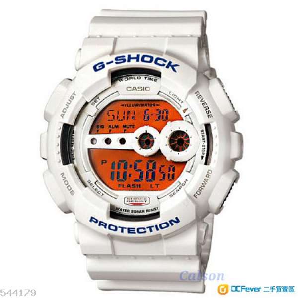 全新現貨 Casio G-Shock GD-100SC-7 白x藍色 gshock 100% New
