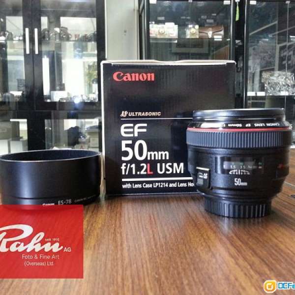 Canon 全新 50mm F 1.2  L 行貨有保養