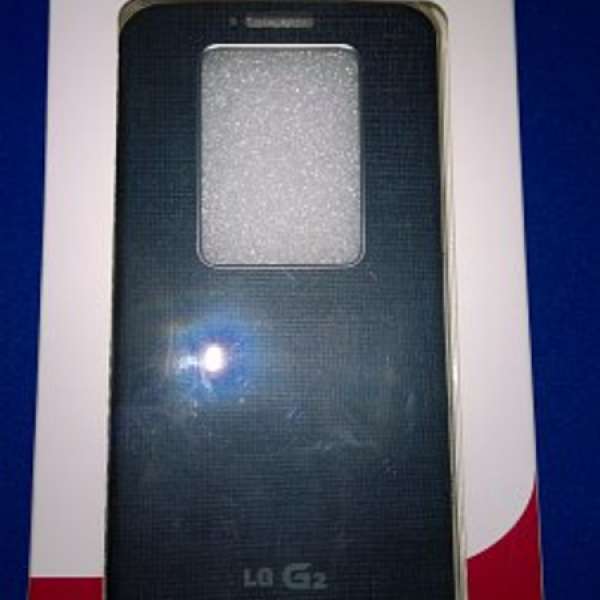 LG G2 行版 原裝 保護套 QUICK COVER 黑色