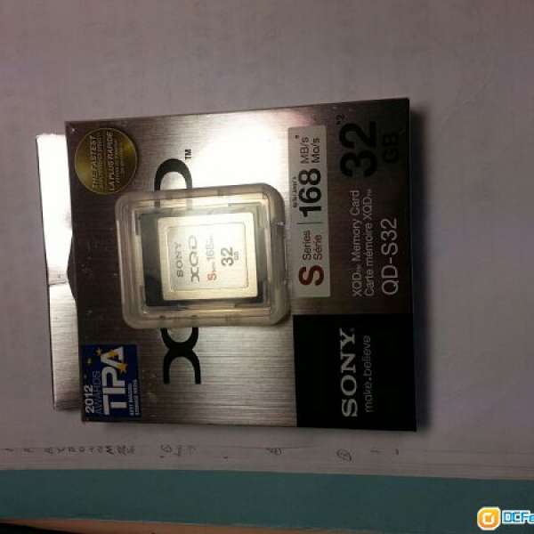 Sony SXQD 32GB Card 168mb/s