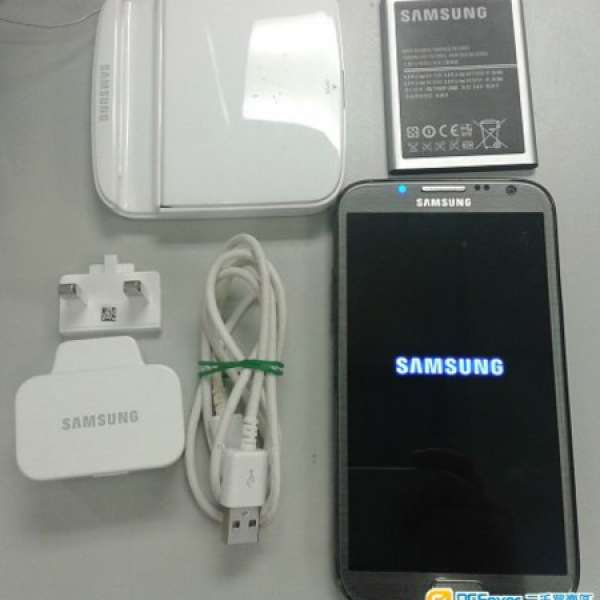 80% new Samsung galaxy Note 2 N7000 Black 3G mobile
