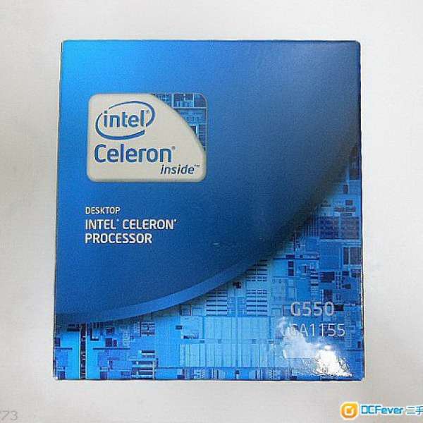 Intel Celeron G550 2.6GHz LGA1155 CPU連全新散熱器 聯強保用16年1月!