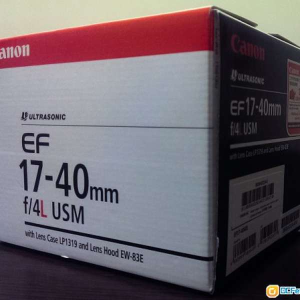 Canon EF 17-40mm f/4L USM 超廣角變焦鏡頭