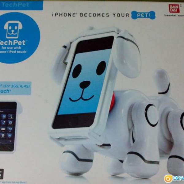 BANDAI Tech Pet智能寵物狗 電子狗 100%New 全新 for iPhone iPod