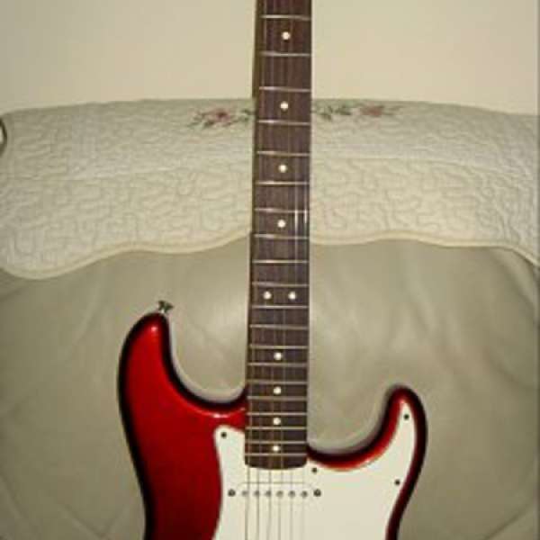 Fender Stratocaster & Roland Microcube AMP.