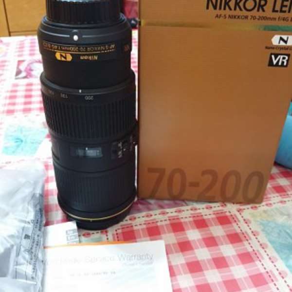 Nikon 70-200 F4G VR ED