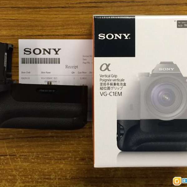 SONY VG-C1EM Vertical Grip (電池直倒)手柄 A7 A7R