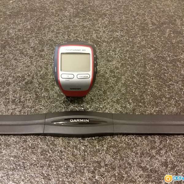 Garmin Forerunner 305 with heart rate strip