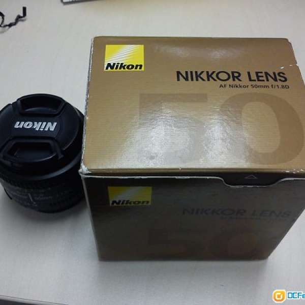 Nikon 50mm 1.8d 有盒