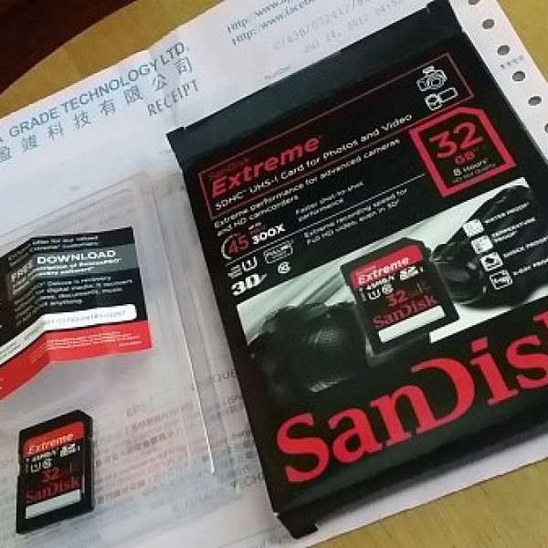★★★Sandisk Extreme 32G SD★★★平售