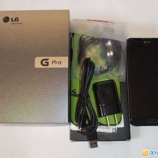 95%新 黑色 LG G Pro E988 港版水 , 可換 iPhone 5 5C 我補錢