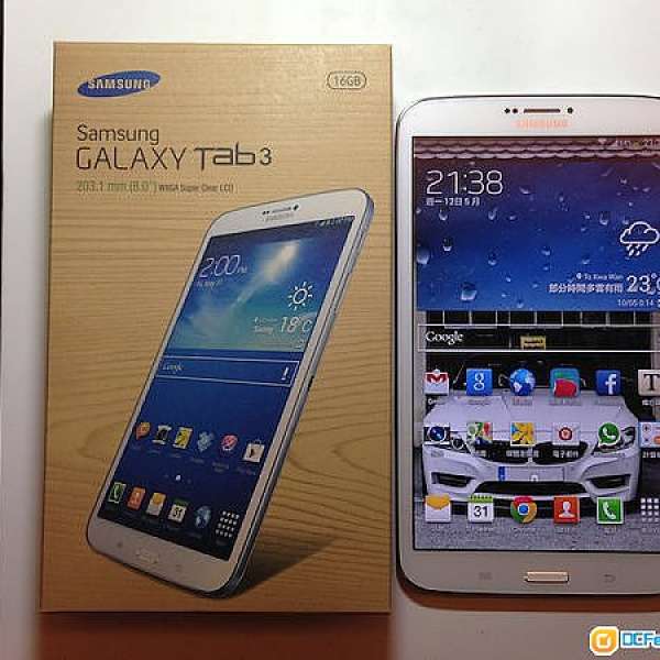 Samsung Tab3 8.0 4g  豐澤行貨 98%新  Tab 3 白色