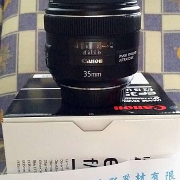 Canon EF 35mm f/2 IS USM（不足2個月鏡）