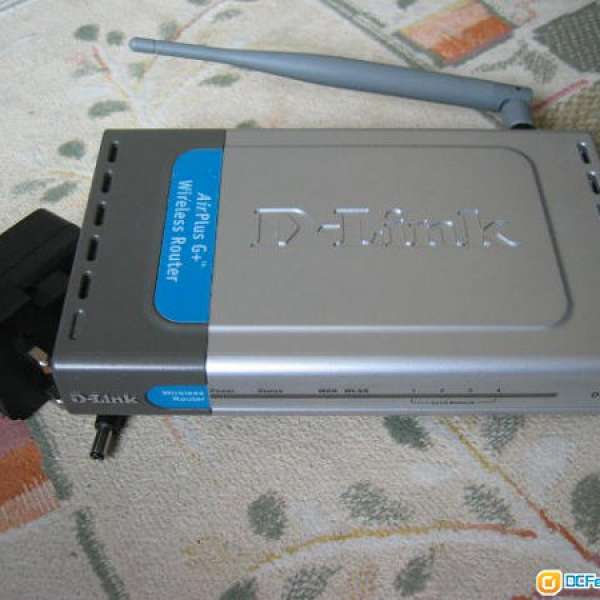 名廠 D-Link DI-624+ AirPlus G+ Wireless Router (with 2dBi 高增益天線)