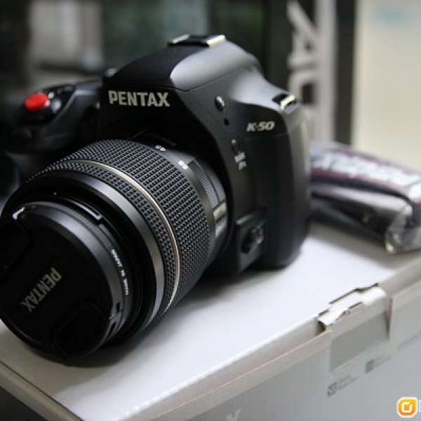 Pentax K-50 黑色 + DAL 18-55 Kit set 美國購入