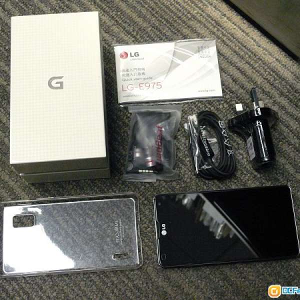 99%新 LG Optimus G E975 LTE 港行 黑色 有盒有單有保養 齊全套全新原裝配件未用過 ...