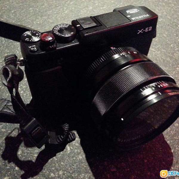 Fujifilm XF 23 mm f 1.4 lens & XE2 body fuji xe 2 black