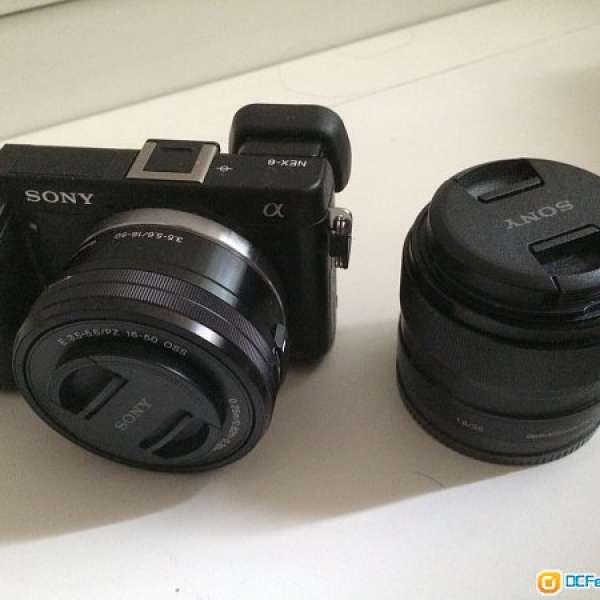 Sony NEX-6 with Kit Lens 16-50mm + SEL35F18