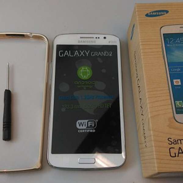 Samsung grand 2 G7102 Dual雙卡雙待 98%新,白色