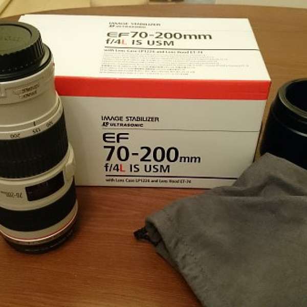 95% new , Canon 70-200mm F4 USM IS