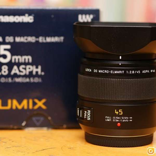 Leica DG Macro-Elmarit 45mm f2.8 ASPH OIS for M43 system