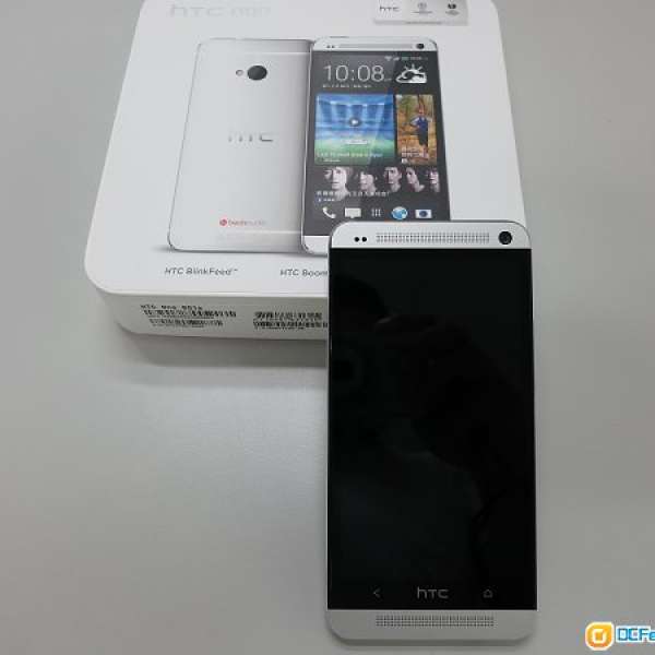 90%new HTC one 801S 32GB 銀色 行貨