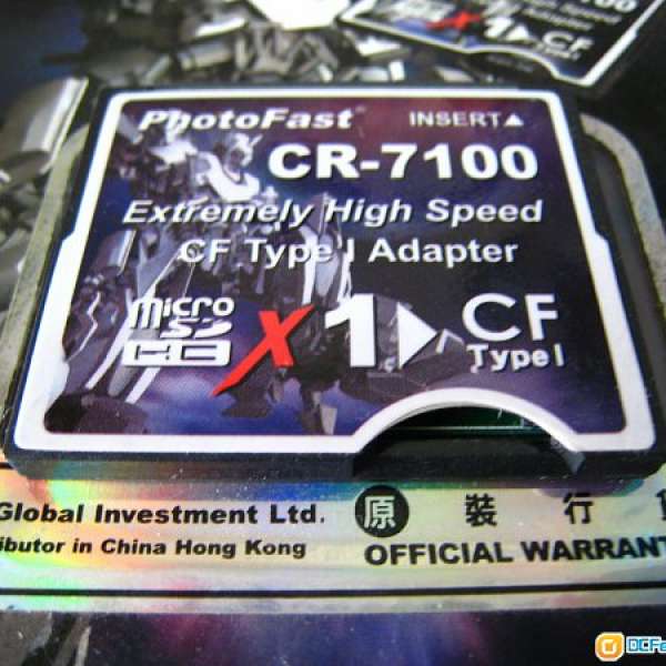 PHOTOFAST CR-7100 CF轉MicroSD 轉換器 adapter