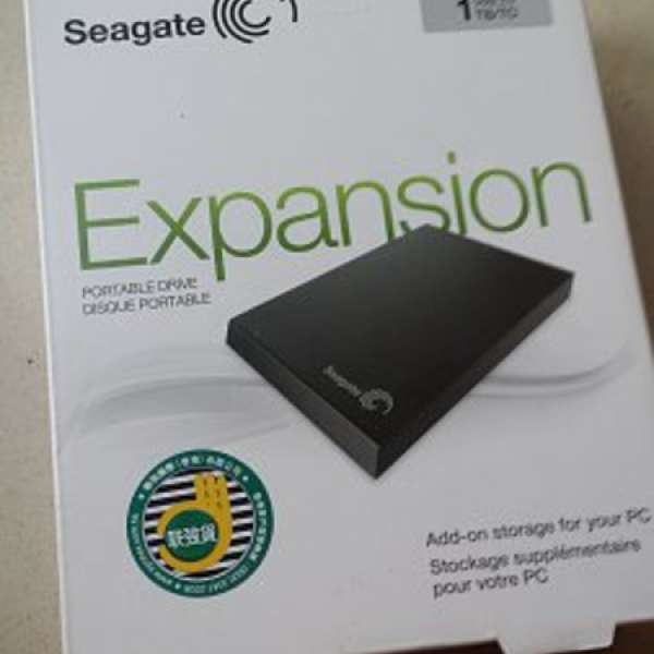 Seagate Expansion USB3.0 2.5吋外接式行動硬碟 1TB