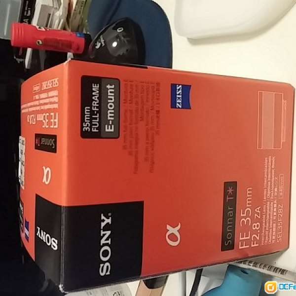 Sony SEL35F28Z FE35mm for A7 A7R 香港行貨 98% new 加保2年