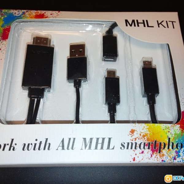 Mobile Smartphone MHL to HDMI TV adapter (micro usb to HDMI) 100% work