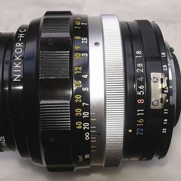 Nikon 85mm f1.8 H.C.
