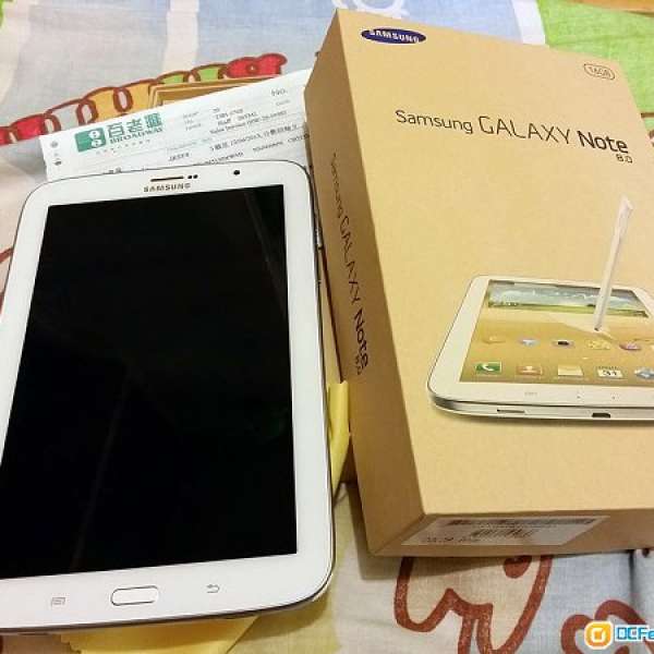 95%新 Samsung Galaxy Note 8.0 LTE 4G 白色