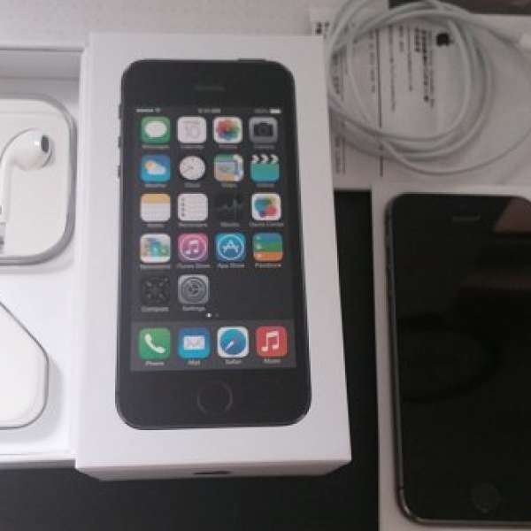 iPhone 5s 16G 灰色 (有保養)